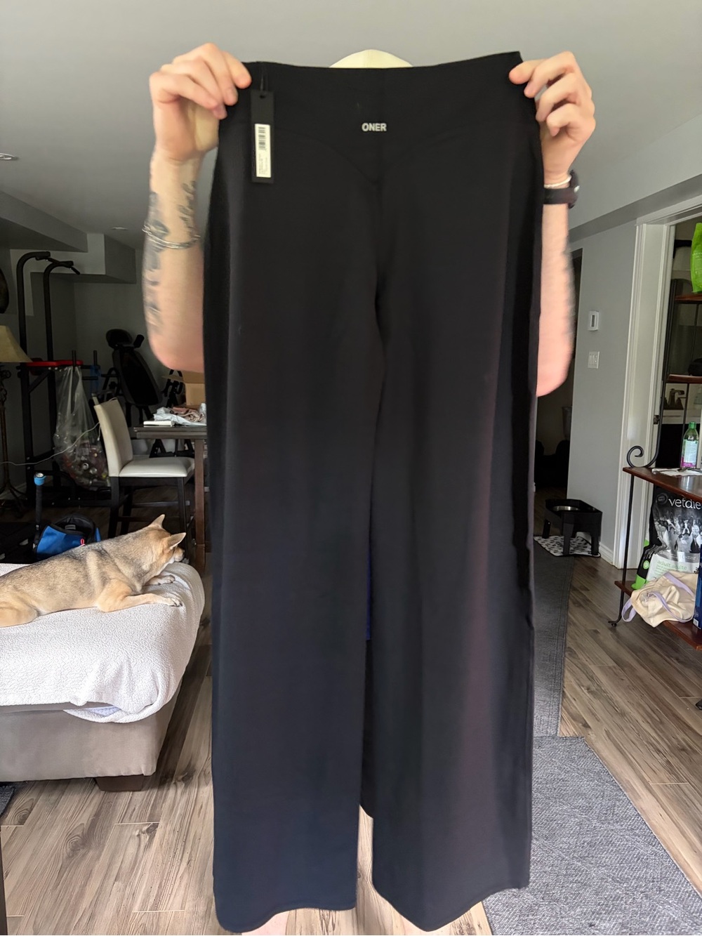 Oner Active Black Softmotion Straight-Leg Pants
